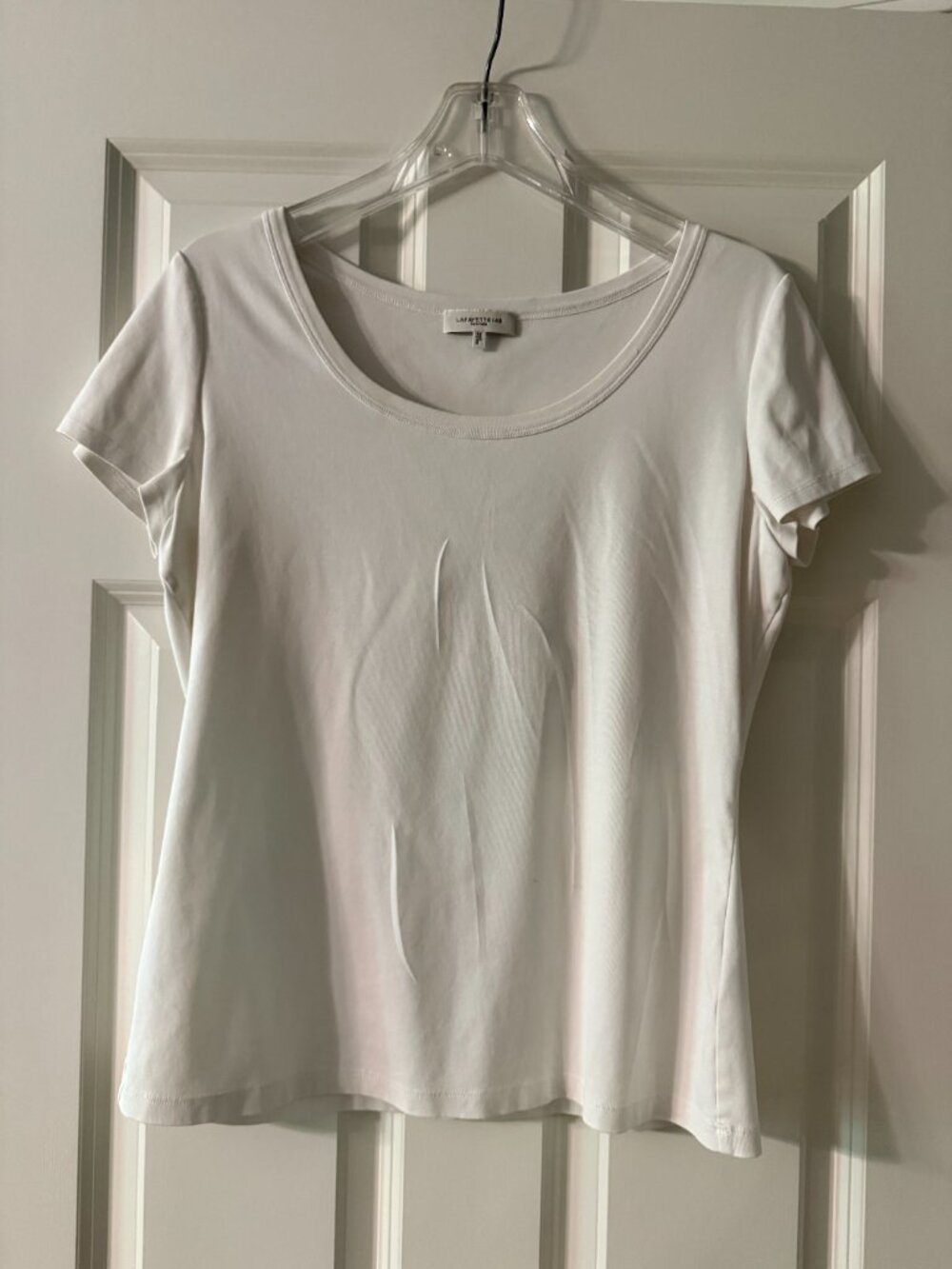 **Lafayette 148 White T-Shirt**